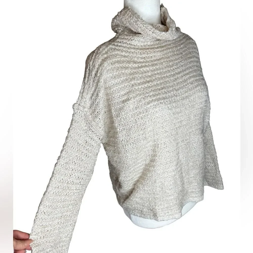 Aerie knit mock neck loose fit sweater size XS